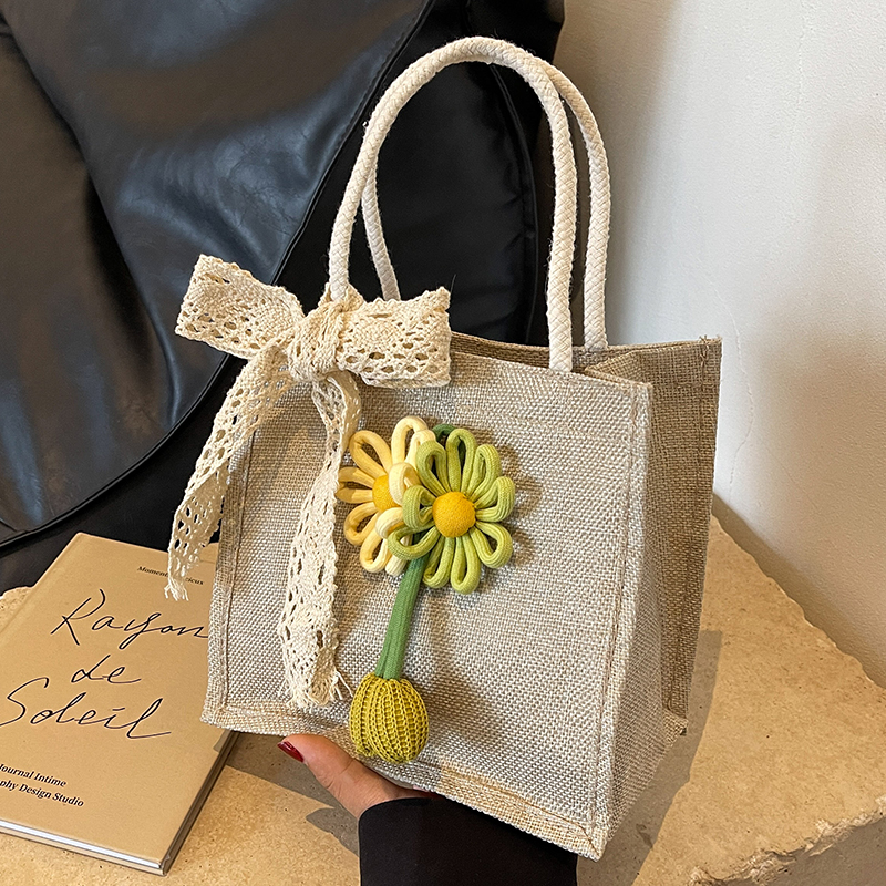 新款时尚外出饭盒便当包女