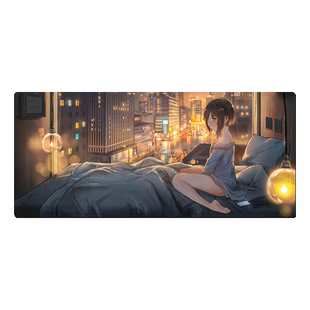 电竞游戏鼠标垫电脑键盘手托垫超大快捷键桌垫办公桌面垫定制定做