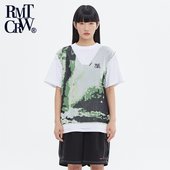 针织黏胶纤维马甲百搭宽松男女同款 新款 夏季 RomanticCrown韩版