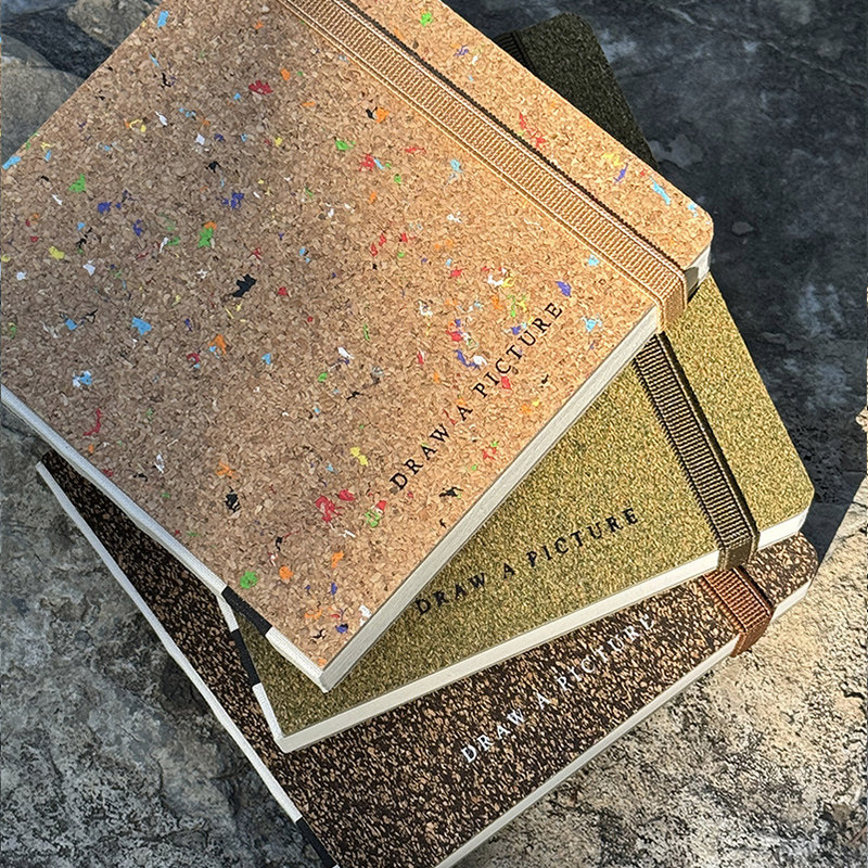 轻听300g全棉半棉软木系列速写本sketchbook丙烯马克笔绘画本定制