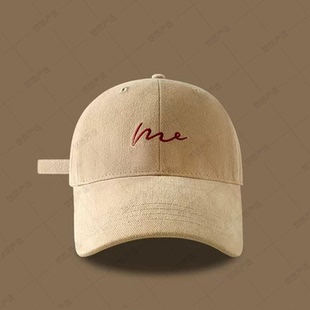 显脸小纯棉软顶鸭舌帽男女同款 悠悠定制款