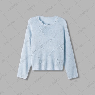 钉珠亚麻圆领罩衫 春夏新款 上衣 悠悠自留款