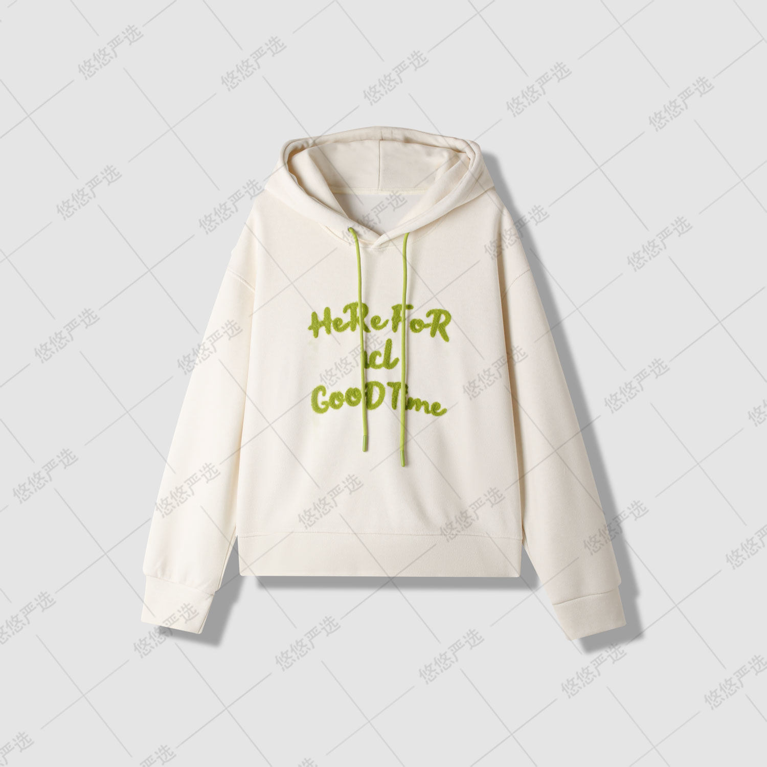 【卷王发疯】早春新款刺绣连帽卫衣,女装/女士精品,卫衣/绒衫,淘宝优惠券,粉丝福利购,淘宝优惠卷