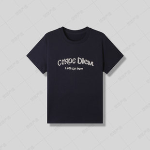 【扣已拍送31号丝巾】盛夏100%棉刺绣短袖