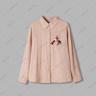 衬衣 小马刺绣纯棉衬衫 过节送大礼