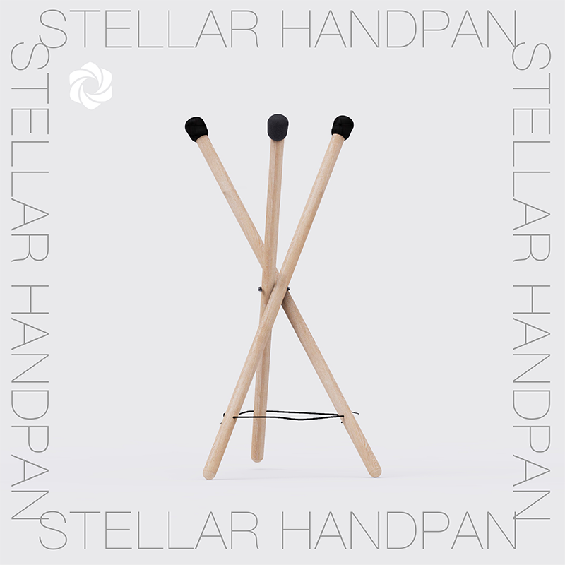 实木handpan支架专用手碟鼓手碟木支架手碟架子新手入门手碟配件