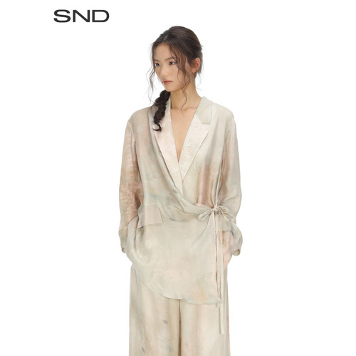 设计师品牌SS26系带薄西装