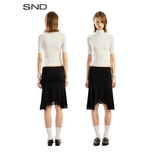 【AOANAO 设计师品牌】SND SS26 鱼尾波浪半裙