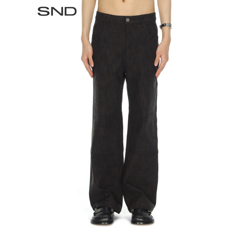 SNDSS26经典宽松长裤男款
