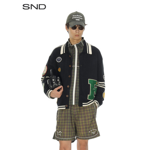 SNDSS26校园风开衫男款