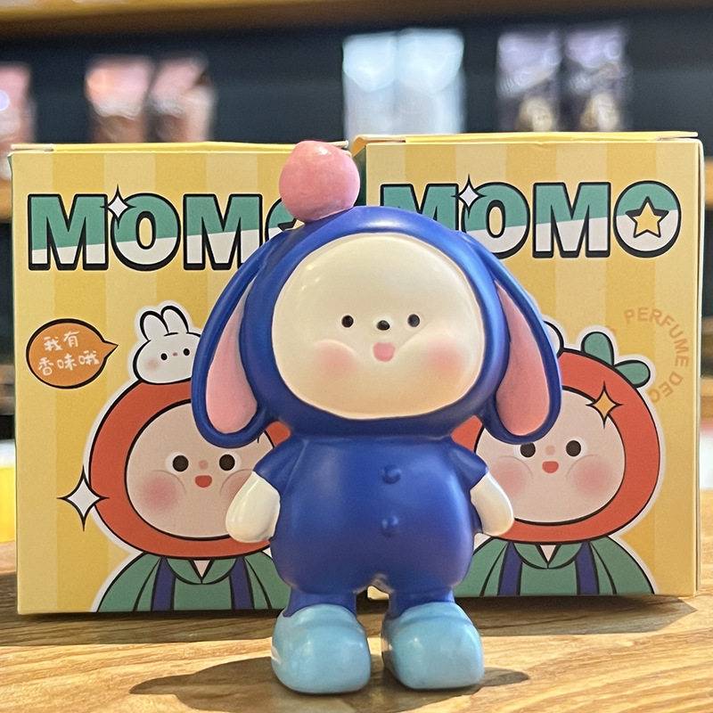 超恒原创momo香水小摆件卡通潮玩手办小礼品汽车摆件伴手礼品