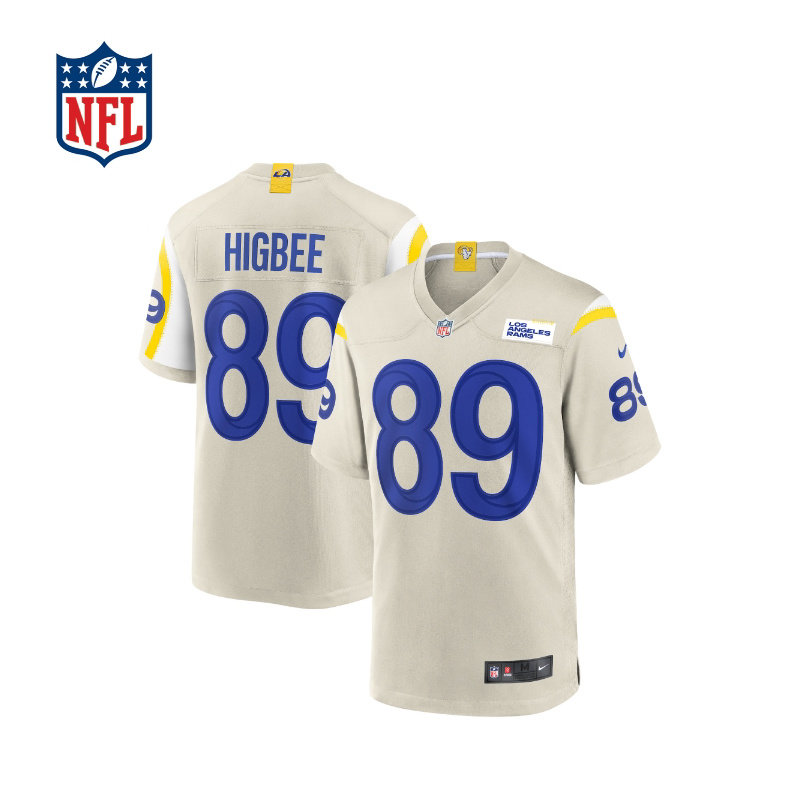 nfl洛杉矶公羊 客场game球衣-tylerhigbee-男子 热转印印号