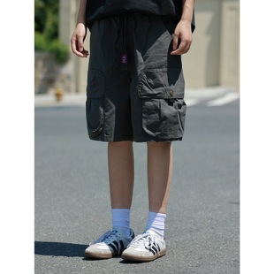 外穿宽松直筒运动透气休闲潮牌薄款 男夏季 百搭 短裤 19otiwtt工装