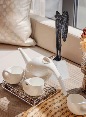 创意摆件茶具套装边柜极陈