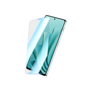 莫柯思适用一加Ace6t钢化膜3D全屏ace5至尊版大空智能无尘仓抽拉款ace2v无白边1+电镀防指纹手机膜护眼绿贴