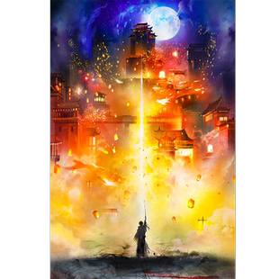 [特价]艺模国潮古风拼图揽月千里江山图1000片成年古韵中国风礼物