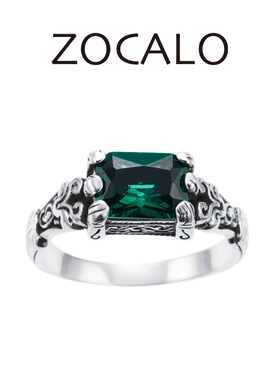 ZOCALO莫卧儿绿石英戒指