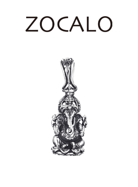 ZOCALO象头神系列s925银吊坠