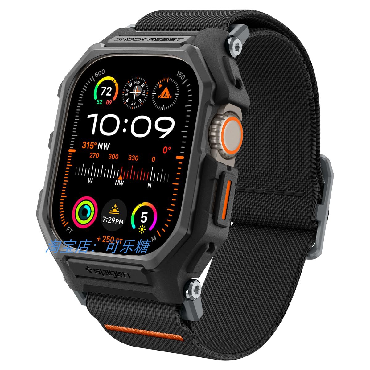 Spigen Lite Fit Pro一体表带适用于ultra3/2 45/49mmm S11手表带