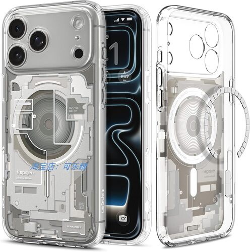 Spigen适用苹果iPhone17/17pro/17promax磁吸手机壳MagSafe保护套 17air防摔Zero One科技壳MagFit新款潮牌