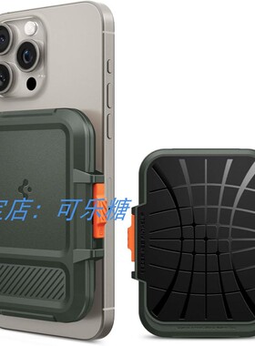 Spigen锁扣磁吸卡包MagSafe适用于三星S26苹果iphone17/16/15/14/13/12/谷歌10卡包卡夹Lock Fit