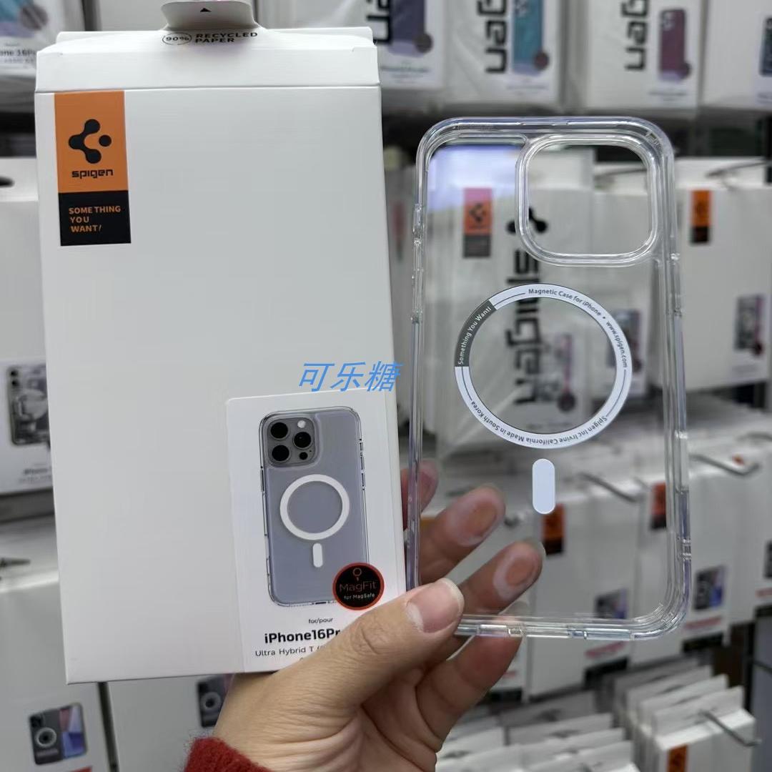 【灵动触控按键相机控制】Spigen适用苹果iphone17/16ProMax手机保护壳透明套相机按键T MagFit手机壳16pro