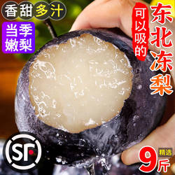 正宗东北冻梨大黑梨特产当季冬梨新鲜水果延边苹果梨花盖秋梨