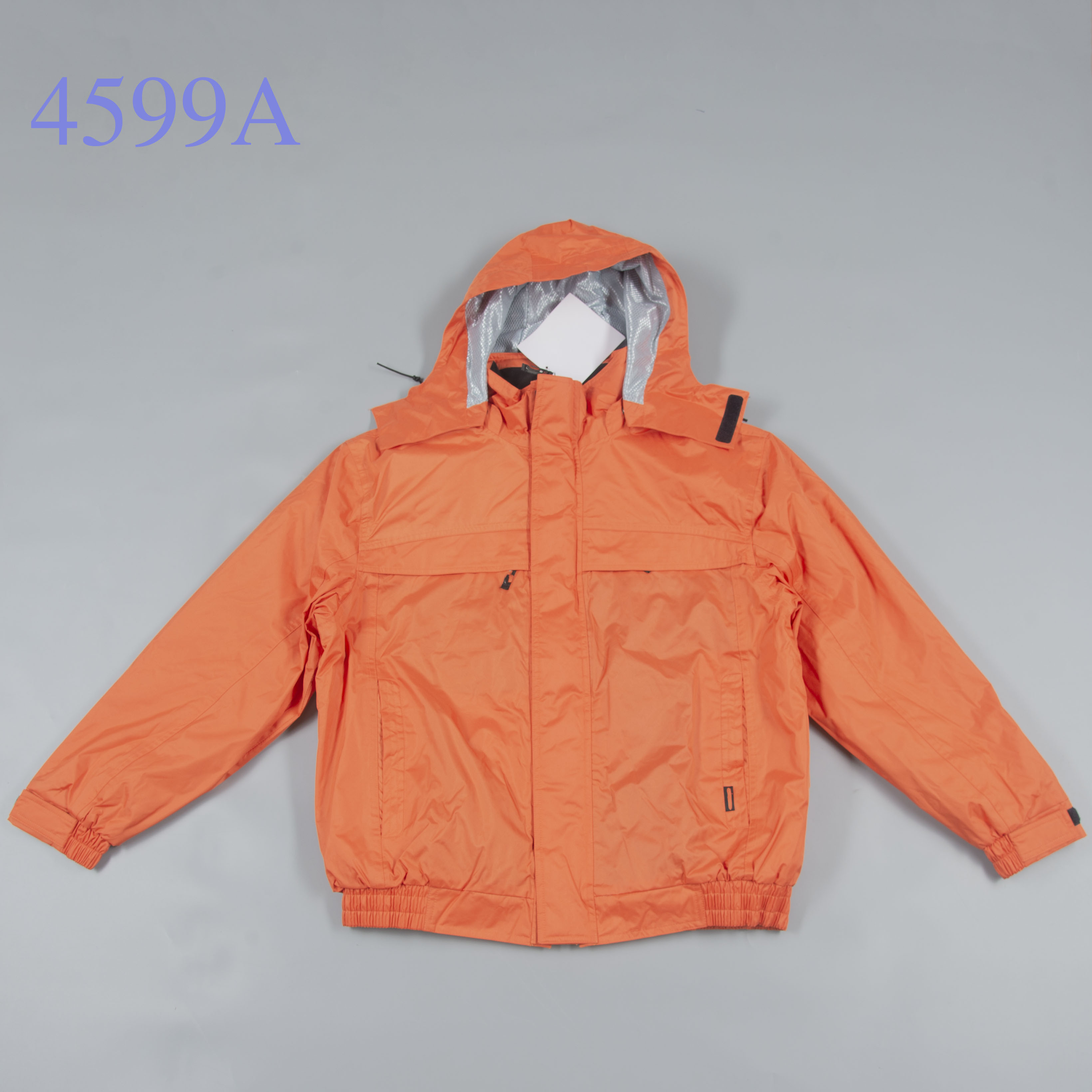 可拆连帽保暖橙红色棉衣老孙户外