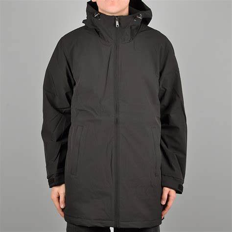 LSHW男士防风防水羽丝棉连帽外套