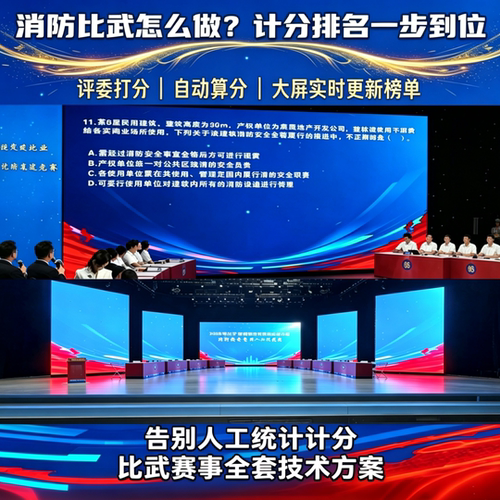 四川消防演练知识竞赛妙赛答题台打分器抢答器实时统分系统计时
