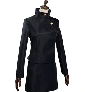 咒术回战cos 家入硝子cos服 蓝黑色高专制服cos女装全套cosplay