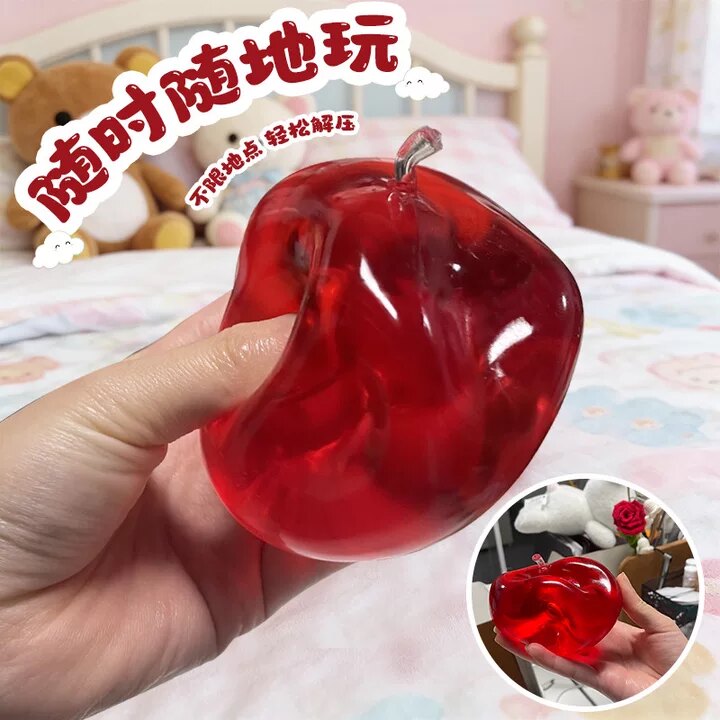 超冰透麦芽糖捏捏乐解压手作玩具注意力集中神器湿软椰子油手作球