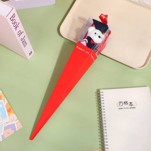 博士熊花束教师节送老师毕业季礼物卡通玩偶泰迪小熊公仔学生礼物