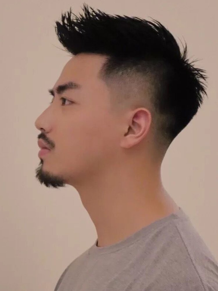 正品假发男短发韩版帅气飞机头发型隐形自然全真发男士前额头顶补