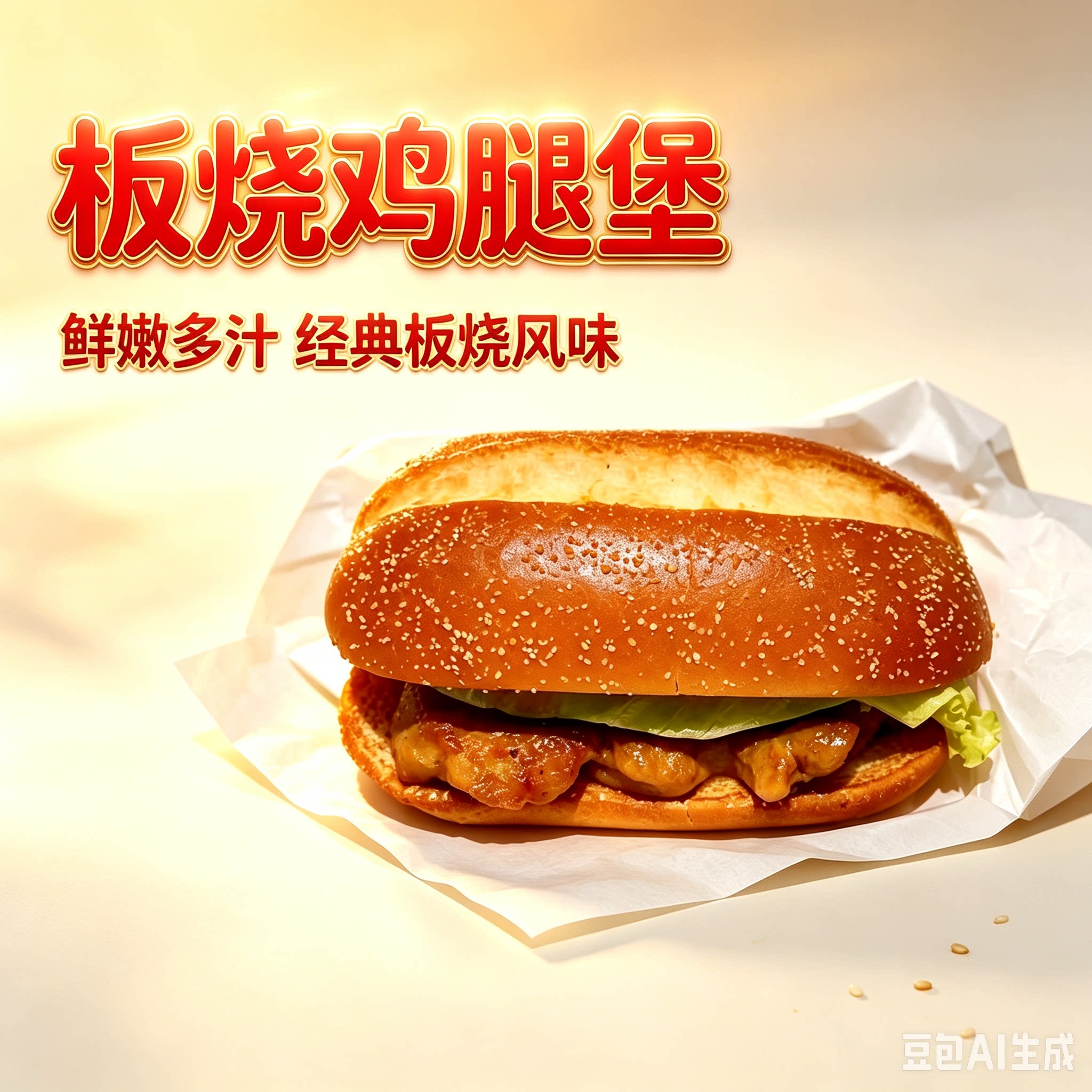 麦当劳代下单板烧鸡腿堡麦辣堡