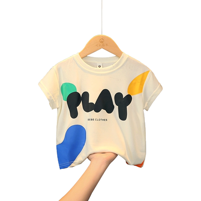 圆领韩版休闲短袖纯棉T恤