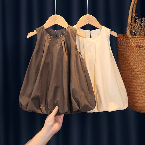 可衣棉尔女宝宝花苞裙夏清爽透气