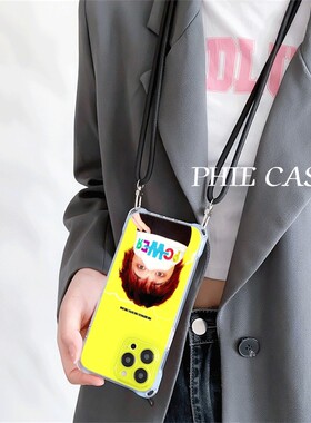 14ProMax适用GD权志龙专辑真我gt7pro四角开孔苹果13斜挎iPhone16防摔透明15plus手机壳软s17t手腕挂绳12潮酷