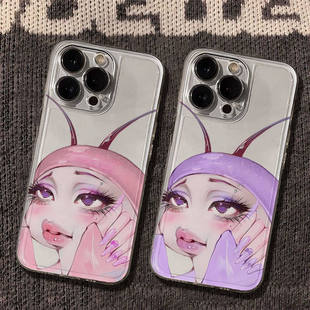 小米17Ultra手机壳13ProMax搞怪母蟑螂华为Mate80可爱苹果16e透明软15适用iPhone14plus稀奇古怪红米k90ins风