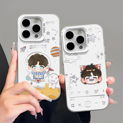 华为MATE80小众宋亚轩周边iPhone13苹果14P创意一加15Tins风彩银12ProMax硬适用16PLUS高级感手机壳小米17MAX