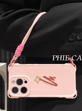 圣诞树星星17ProMax适用iPhone14防摔OPPOReno15手机壳软12四角开孔13透明苹果16plus斜挎手腕挂绳x200sins风