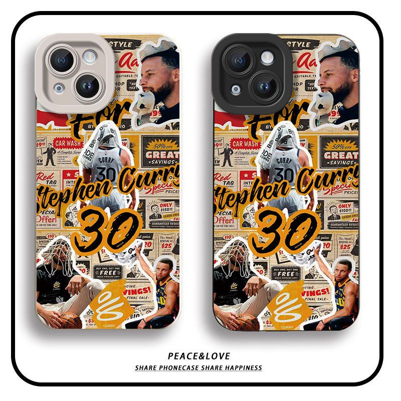 OPPOReno15适用创意30号nba库里14Plus瞳眼13ProMax高级感iPhone16pm手机壳软17air个性苹果13球星华为Mate80