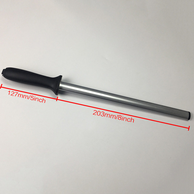 亚马逊爆款速卖通8寸金刚砂电镀磨刀棒 屠宰专用磨刀神器专业