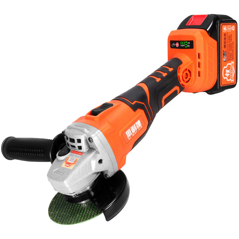 无刷角磨机改装电链锯充电式小型家用手提电锯伐木锯木工迷你