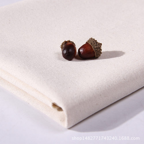 【现货】加厚涤棉素色全棉帆布12安布料胚布 背景布