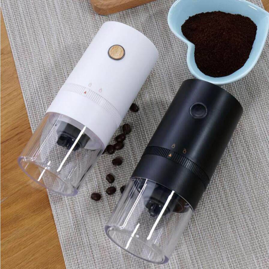 电动咖啡研磨机磨粉机全自动家用研磨器充电款小型磨豆机手摇手