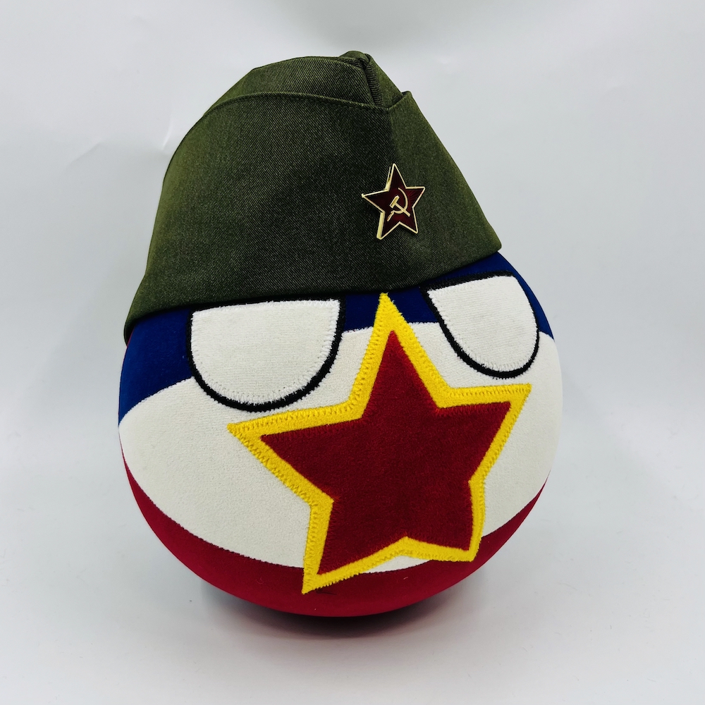 【石三公社】南斯拉夫球配船帽波兰球Polandball漫画周边玩偶公仔-封面