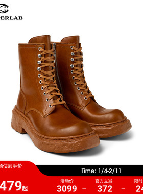 CAMPERLAB看步2025秋冬新款Vamonos靴子男女同款马丁靴皮靴