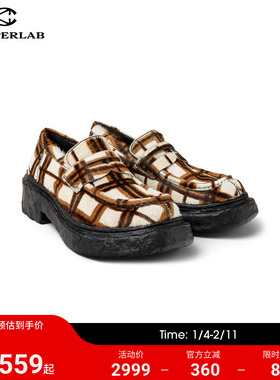 CAMPERLAB看步男女鞋Vamonos多色圆头乐福鞋新款时尚百搭皮鞋