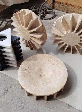 支持定制样板房天然大理石托盘